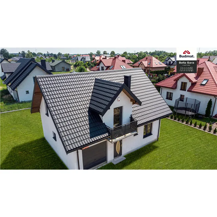 BUDMAT / BELLA SARA 350/1150 D-MAT PLUS RAL 9005 - černá