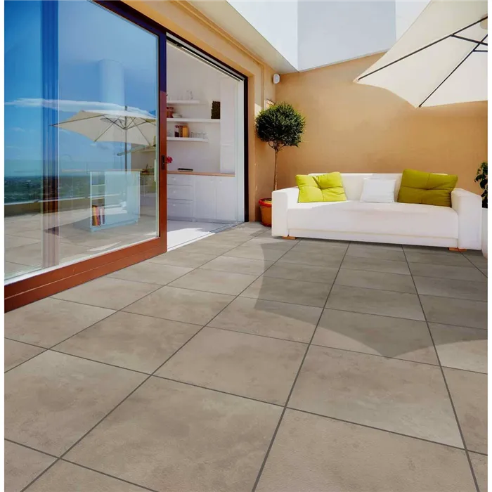 SEMMELROCK AIRPAVE CASONA / porcelánové dlaždice 60,5x60,5x2 cm - taupe