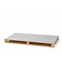 BAUDER / PVC VBL 14 poplastovaný plech tabule (1 × 2 m = 2 m²) - světle šedá