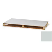 BAUDER / PVC VBL 14 poplastovaný plech tabule (1 × 2 m = 2 m²) - světle šedá