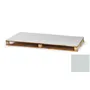 BAUDER / PVC VBL 14 poplastovaný plech tabule (1 × 2 m = 2 m²) - světle šedá