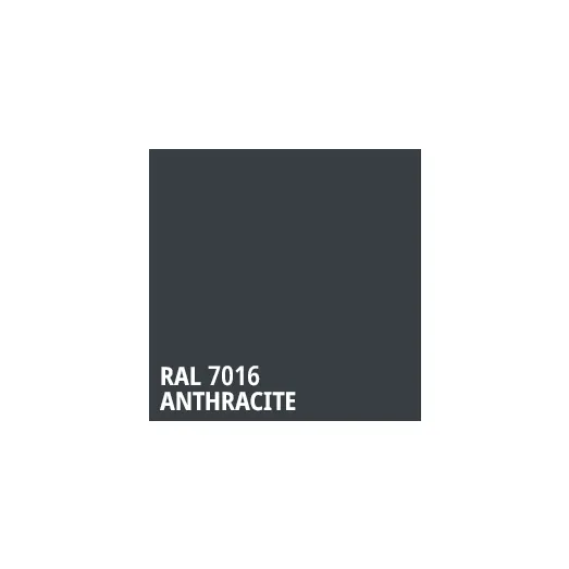 BAUDER / PVC VBL 14 poplastovaný plech tabule (1 × 2 m = 2 m²) - antracitově šedá