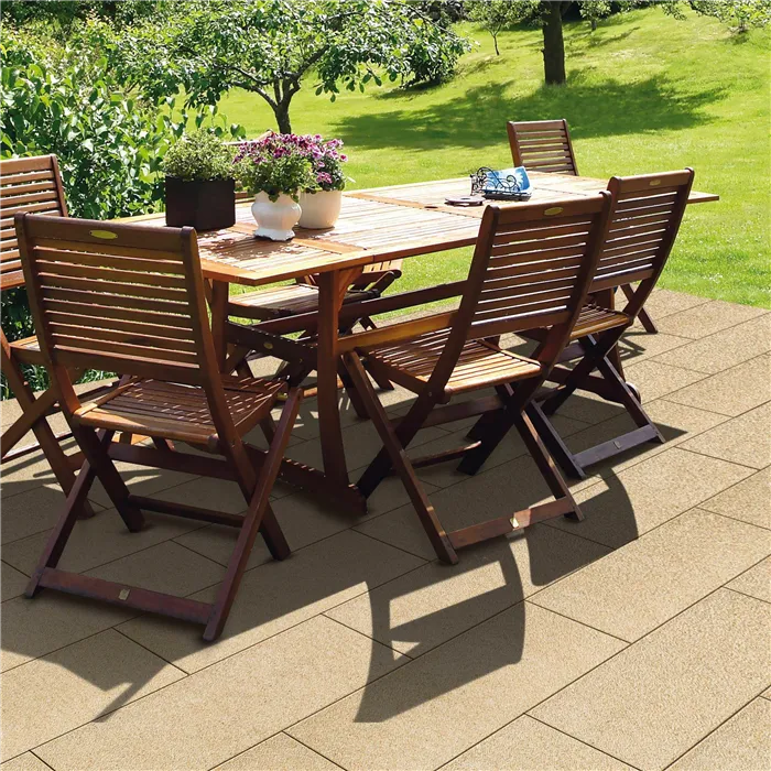 SEMMELROCK CORONA BRILLANT / dlaždice 40,5x40,5x3,8 cm, povrch z přírodního kamene - obilná žlutá