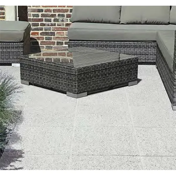 SEMMELROCK PASTELLA / vymývaná dlaždice z přírodního kamene 40,5x40,5x3,8 cm - světle šedá