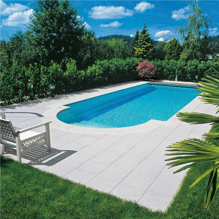 SEMMELROCK PASTELLA / vymývaná dlaždice z přírodního kamene 40,5x40,5x3,8 cm - světle šedá