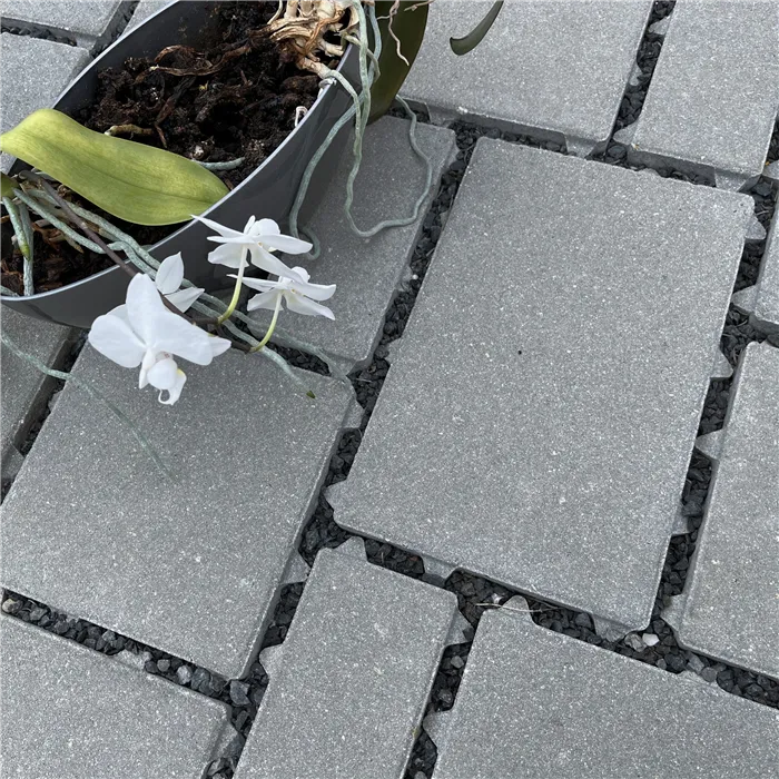 SEMMELROCK CITYTOP Eko Kombi / dlažba se zkosenou hranou, výška 6 cm - šedá