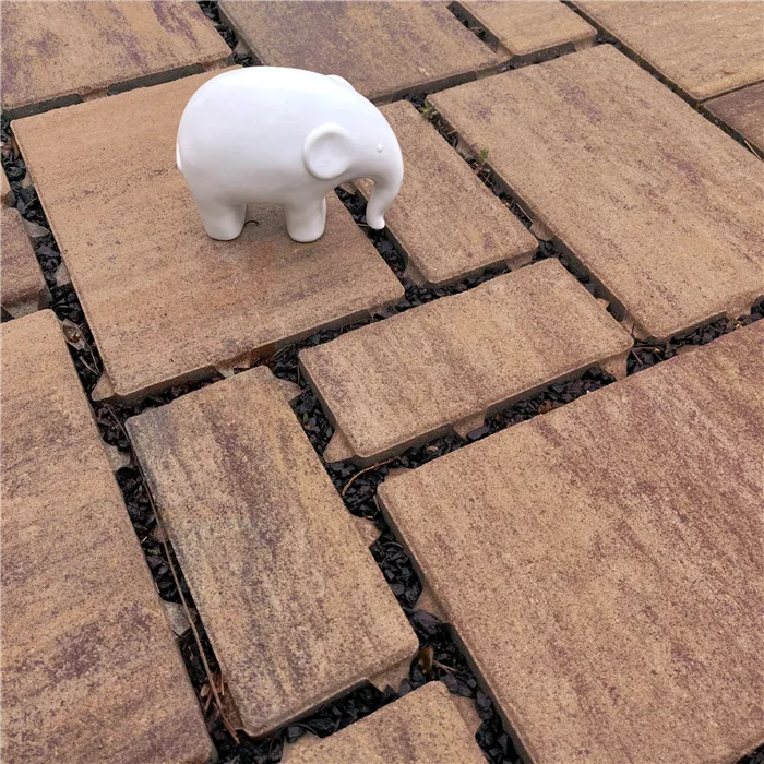 SEMMELROCK CITYTOP Eko Kombi / dlažba se zkosenou hranou, výška 6 cm - triomix podzim