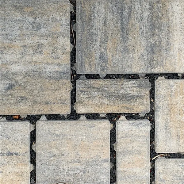 SEMMELROCK CITYTOP Eko Kombi / dlažba se zkosenou hranou, výška 6 cm - bíložlutočerná