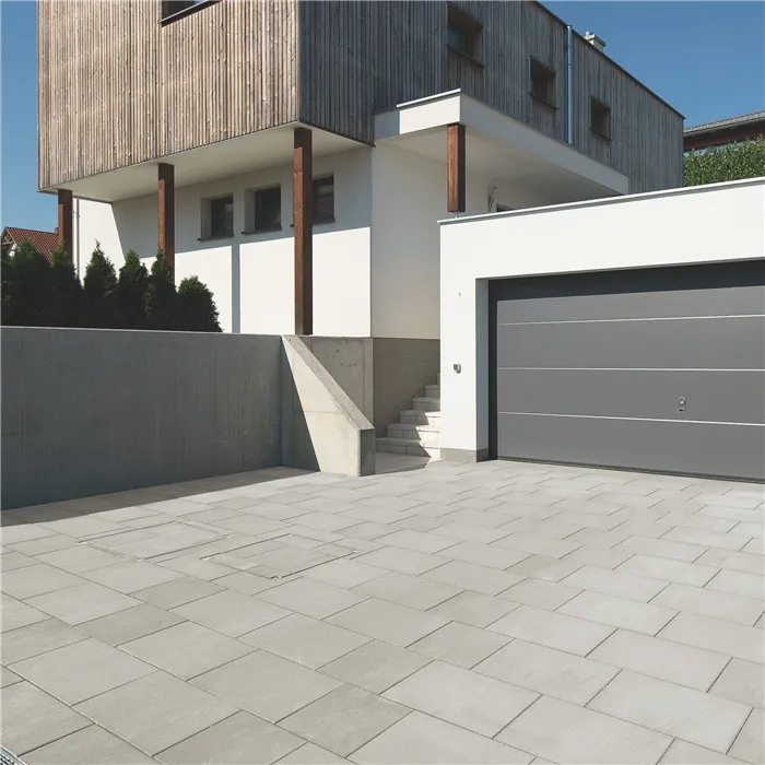 SEMMELROCK SENSO GRANDE / velkoformátová dlažba 60x40x8 cm, Semmelrock Protect - světle šedá