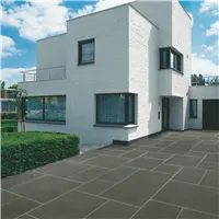 SEMMELROCK SENSO GRANDE / velkoformátová dlažba 40x40x8 cm, Semmelrock Protect - ocelově černá