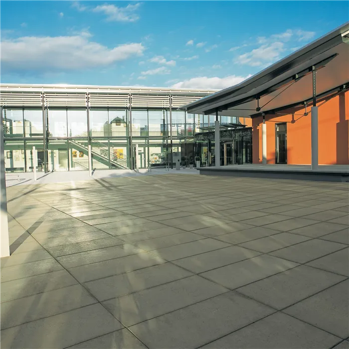 SEMMELROCK SIGNUM XXL / velkoformátová dlažba se zkosenou hranou 60x60x12 cm - světle šedá