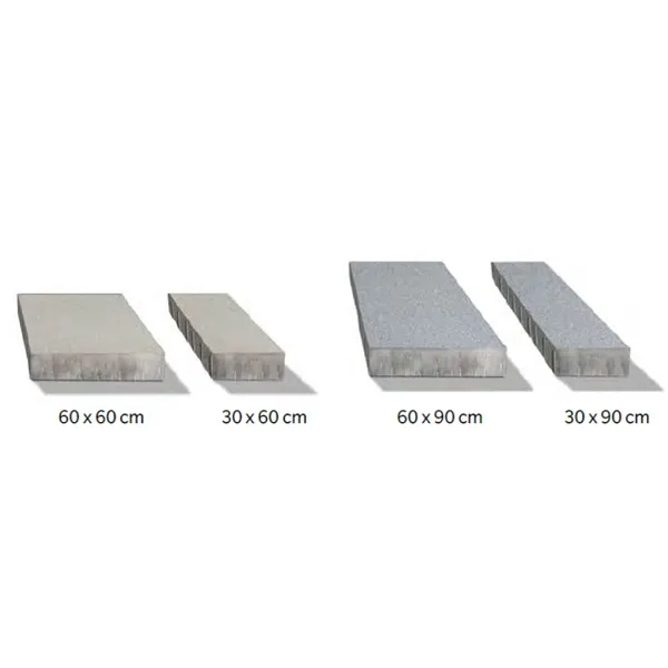 SEMMELROCK SIGNUM XXL / velkoformátová dlažba se zkosenou hranou 90x60x12 cm - ocelově černá