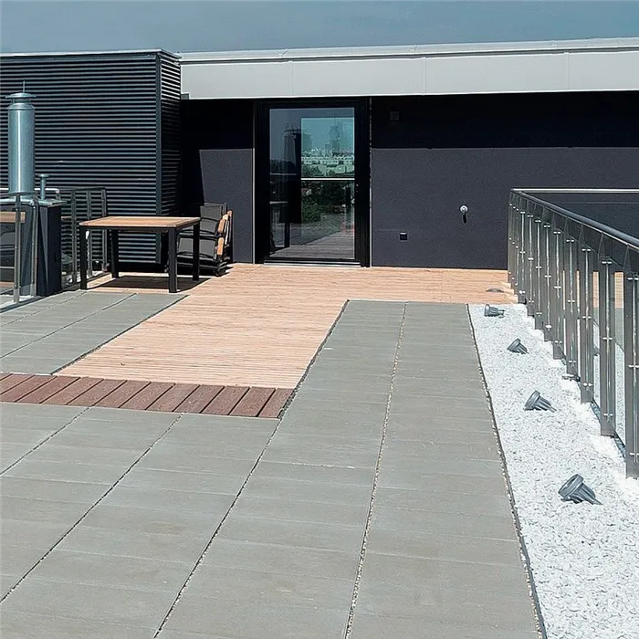 SEMMELROCK ZAHRADNÍ DLAŽDICE ELEGANT / dlaždice se zkosením 40x40x4 cm - šedá