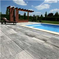 SEMMELROCK ZAHRADNÍ DLAŽDICE ELEGANT / dlaždice se zkosením 40x40x4 cm - bíločerná