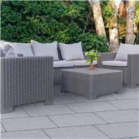 SEMMELROCK ASTI Natura protect / dlaždice bez zkosení 90x30x8 cm - ocelově šedá