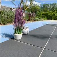 SEMMELROCK ASTI Natura protect / dlaždice bez zkosení 60x30x8 cm - ocelově černá