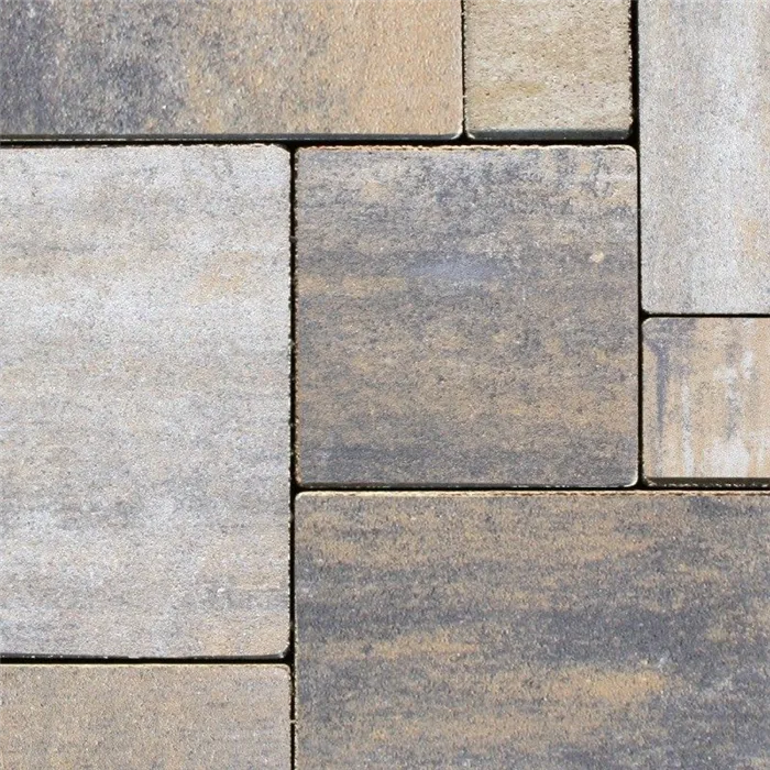 SEMMELROCK CITYTOP Elegant Kombi protect / dlažba se zkosenou hranou, výška 6 cm, PaveLock System - bíložlutočerná