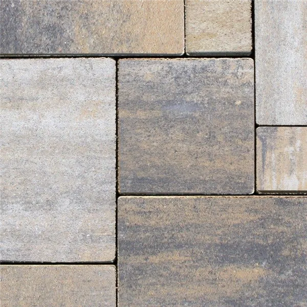 SEMMELROCK CITYTOP Elegant Kombi / dlažba se zkosenou hranou, výška 6 cm, PaveLock System - bíložlutočerná