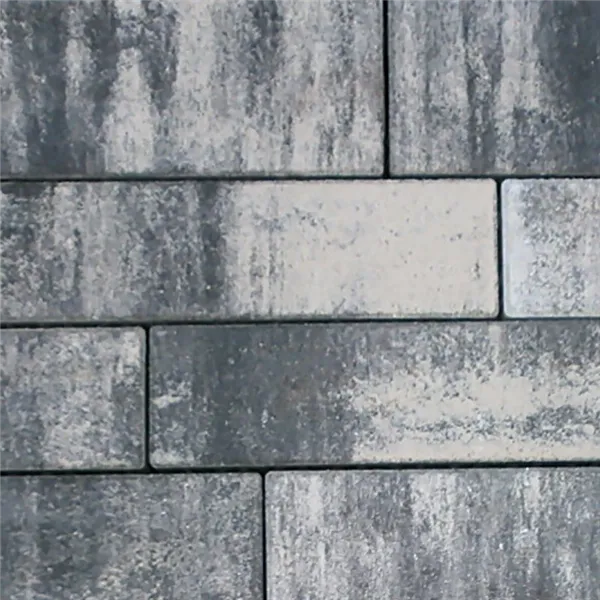 SEMMELROCK ASTI Kombi protect / dlažba s hladkým povrchem bez zkosené hrany, výška 7 cm, PaveLock System - bíločerná