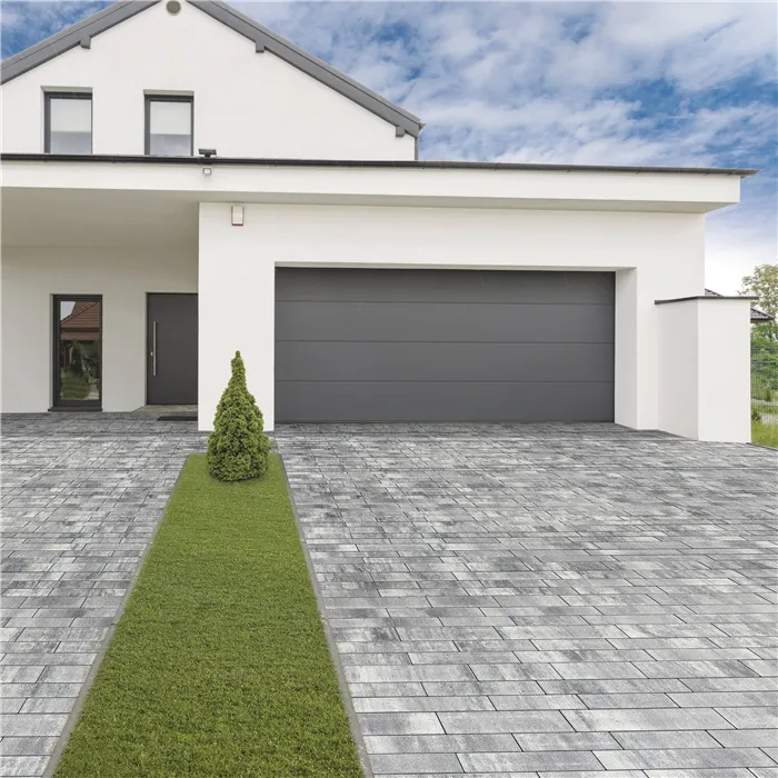 SEMMELROCK ASTI Kombi protect / dlažba s hladkým povrchem bez zkosené hrany, výška 7 cm, PaveLock System - bíločerná