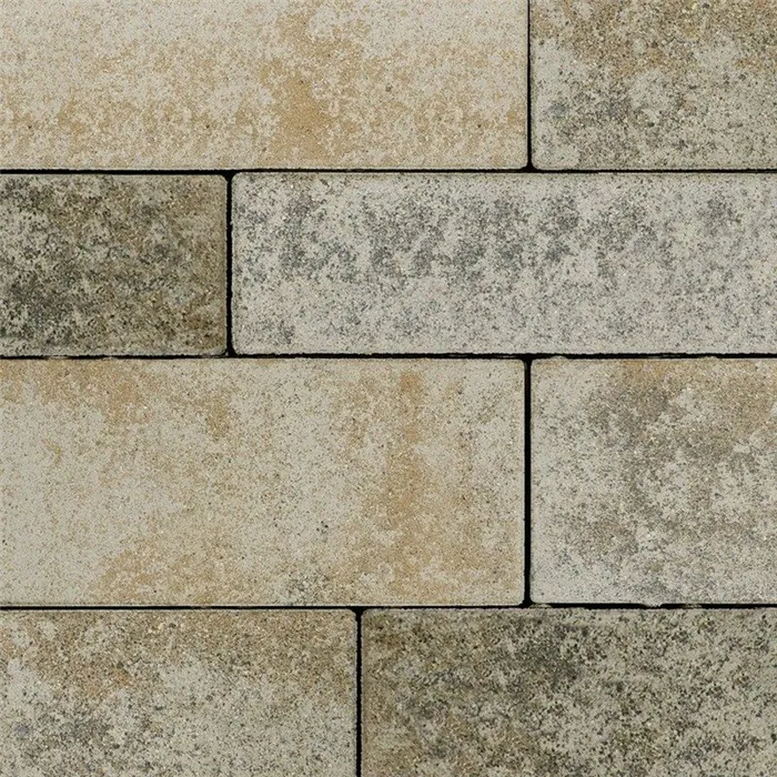 SEMMELROCK ASTI Kombi protect / dlažba s hladkým povrchem bez zkosené hrany, výška 7 cm, PaveLock System - lávově šedá melírovaná