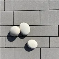 SEMMELROCK ASTI Natura Kombi protect / dlažba s hladkým povrchem bez zkosené hrany, výška 7 cm, PaveLock System - třpytivě světle šedá