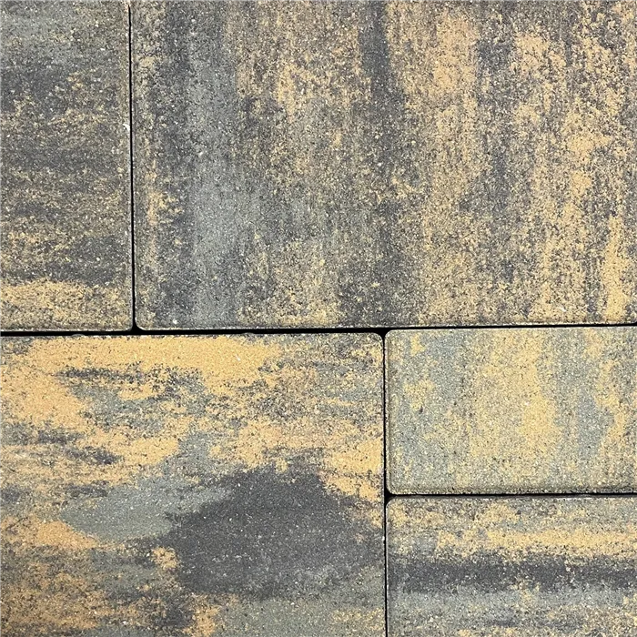 SEMMELROCK CITYTOP Elegant Kombi protect / dlažba se zkosenou hranou, výška 6 cm, PaveLock System - grafitovorezavá