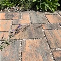 SEMMELROCK CITYTOP Eko Kombi / dlažba se zkosenou hranou, výška 6 cm - grafitovorezavá