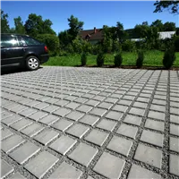 SEMMELROCK VEGETAČNÍ KÁMEN / eko dlažba 30 % RC 20x20x8 cm - šedá