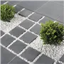 SEMMELROCK VEGETAČNÍ KÁMEN / eko dlažba 30 % RC 20x20x8 cm - antracit