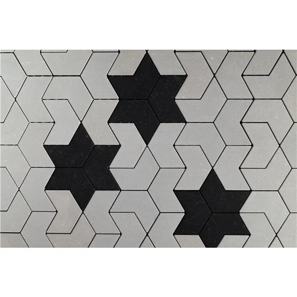 SEMMELROCK ARTE Smart / dlažba se zkosenou hranou, výška 6 cm, PaveLock System - třpytivě světle šedá