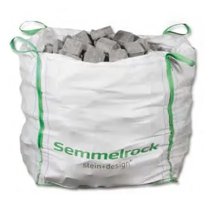 SEMMELROCK BELLANO ANTICO kombi / dlažba outloukaná, výška 6 cm, big bag - lávově šedá melírovaná