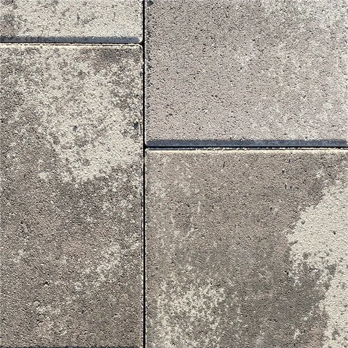 SEMMELROCK CITYTOP Elegant Kombi / dlažba se zkosenou hranou, výška 8 cm, PaveLock System - lávově šedohnědá melírovaná