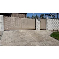 SEMMELROCK CITYTOP Elegant Kombi protect / dlažba se zkosenou hranou, výška 8 cm, PaveLock System - bílohnědočerná