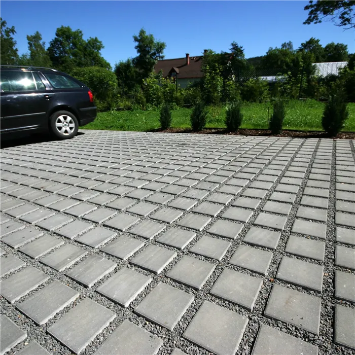 SEMMELROCK VEGETAČNÍ KÁMEN / eko dlažba 30 % RC 40x20x8 cm - šedá