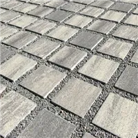 SEMMELROCK VEGETAČNÍ KÁMEN / eko dlažba 30 % RC 40x20x8 cm - bíločerná