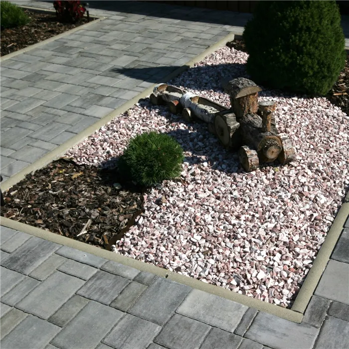 SEMMELROCK ZAHRADNÍ OBRUBNÍK / 100x5x20 cm, horní plocha oblá - šedá