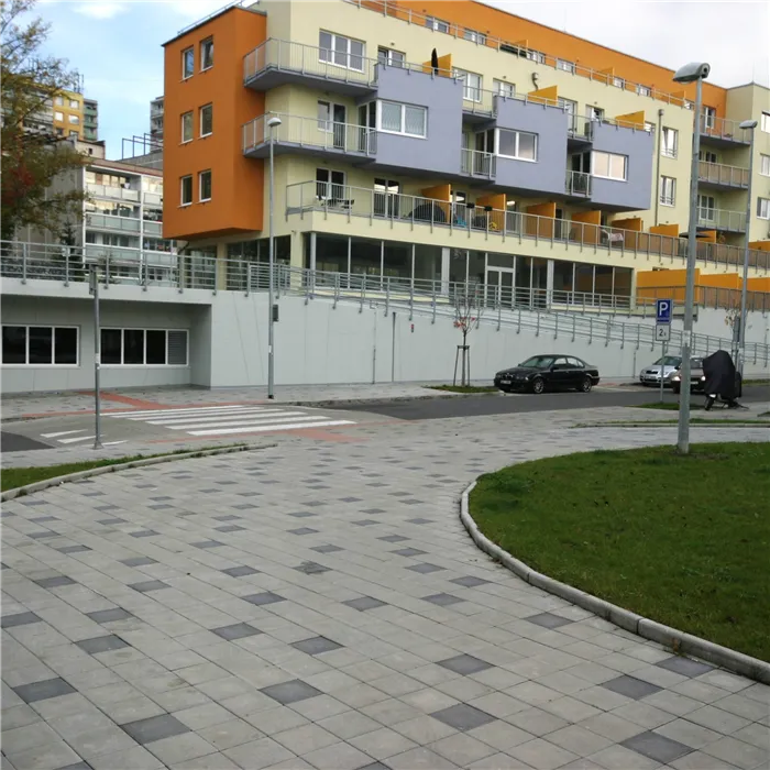 SEMMELROCK CITYTOP Kvadrant / dlažba se zkosenou hranou 20x20x8 cm - antracit