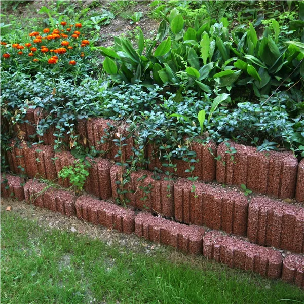 SEMMELROCK JEŠTĚDSKÝ KÁMEN / tvarovka pro zpevnění svahu 31x33x19 cm - červená