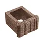SEMMELROCK JEŠTĚDSKÝ KÁMEN / tvarovka pro zpevnění svahu 31x33x19 cm - hnědá
