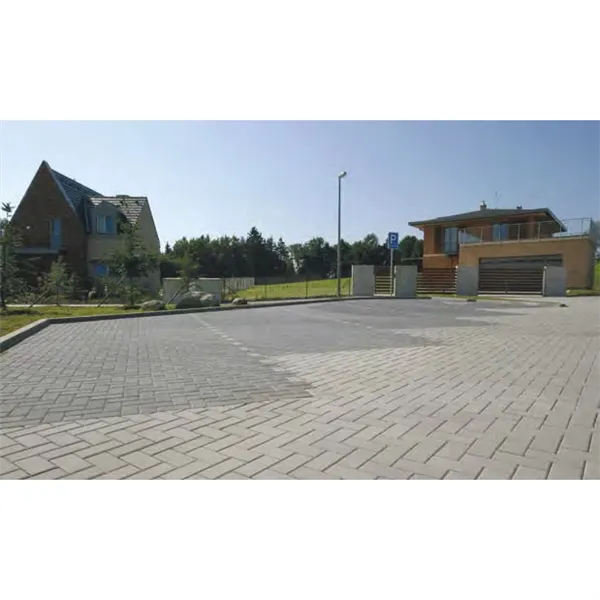 SEMMELROCK CITYTOP Obdélník (hladká) / dlažba bez zkosené hrany 20x10x8 cm - šedá