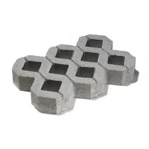 SEMMELROCK ZATRAVŇOVACÍ TVÁRNICE (ZT1) / eko dlažba 60x40x10 cm - šedá