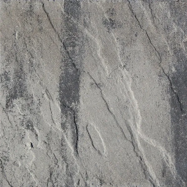 SEMMELROCK SUPREMA Kombi / dlažba, výška 6 cm, nepravidelný povrch, mírně zvlněné hrany - bíločerná