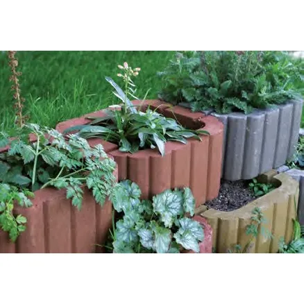 SEMMELROCK MINIFLOR / svahová tvarovka 29,5x26x14 cm, oblé hrany, hladký povrch - šedá