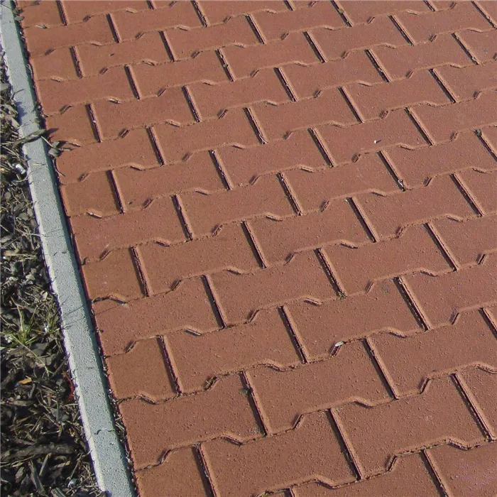 SEMMELROCK ÍČKO 10 / dlažba se zkosenou hranou - krajovka 20x14x10 cm - červená