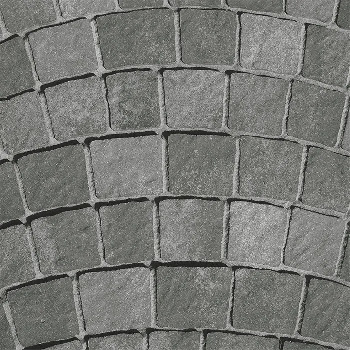 SEMMELROCK ARTE Pražská kostka / klínový prvek - šedočerná stínovaná