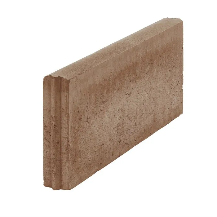 SEMMELROCK ZAHRADNÍ OBRUBNÍK / 50x5x20 cm, horní plocha oblá - karamelová