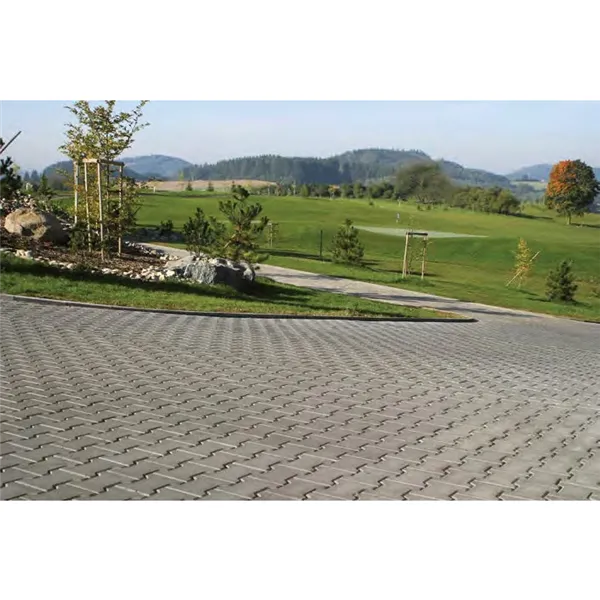 SEMMELROCK ÍČKO 10 / dlažba se zkosenou hranou - krajovka 20x14x10 cm - šedá