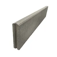 SEMMELROCK METRA 5 / chodníkový obrubník 100x5x20 cm, horní plocha rovná - šedá