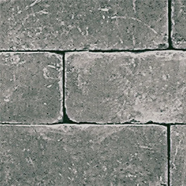 SEMMELROCK CASTELLO / plotový systém - stříška 33x25x8 cm, otloukaný povrch, rustikální vzhled, nepravidelné hrany - šedá